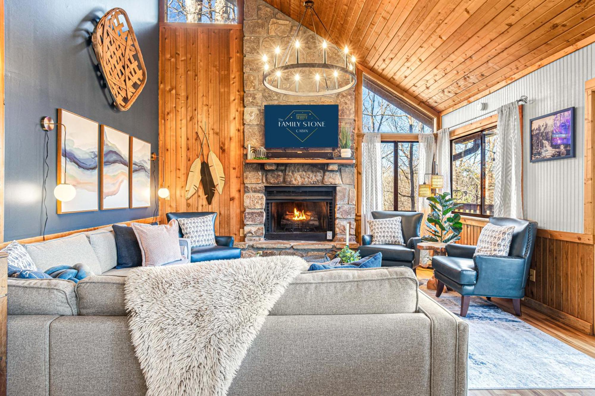 The Family Stone Luxe Cabin Sleeps 12 Hot Tub Dogfriendly Dollywood Pigeon Forge Ngoại thất bức ảnh