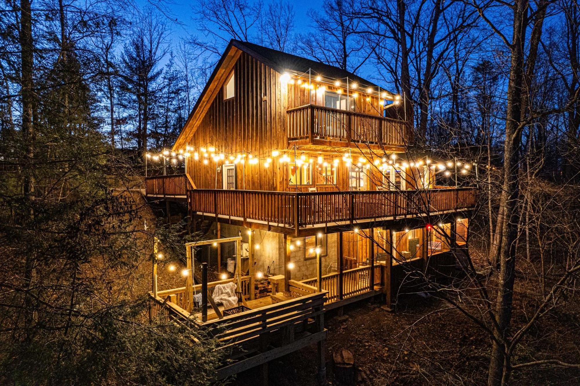 The Family Stone Luxe Cabin Sleeps 12 Hot Tub Dogfriendly Dollywood Pigeon Forge Ngoại thất bức ảnh