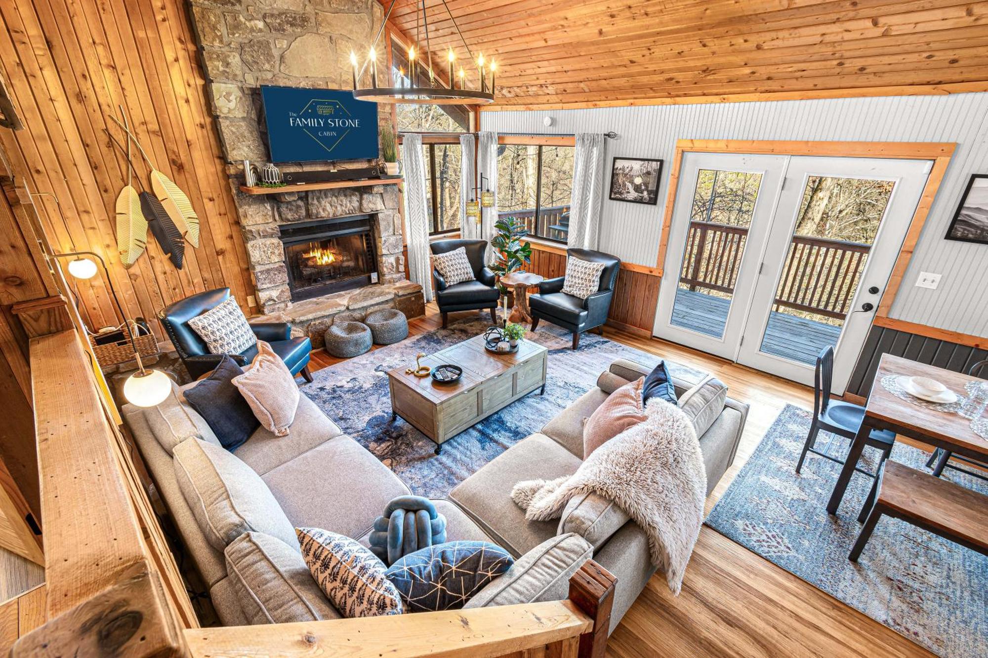 The Family Stone Luxe Cabin Sleeps 12 Hot Tub Dogfriendly Dollywood Pigeon Forge Ngoại thất bức ảnh