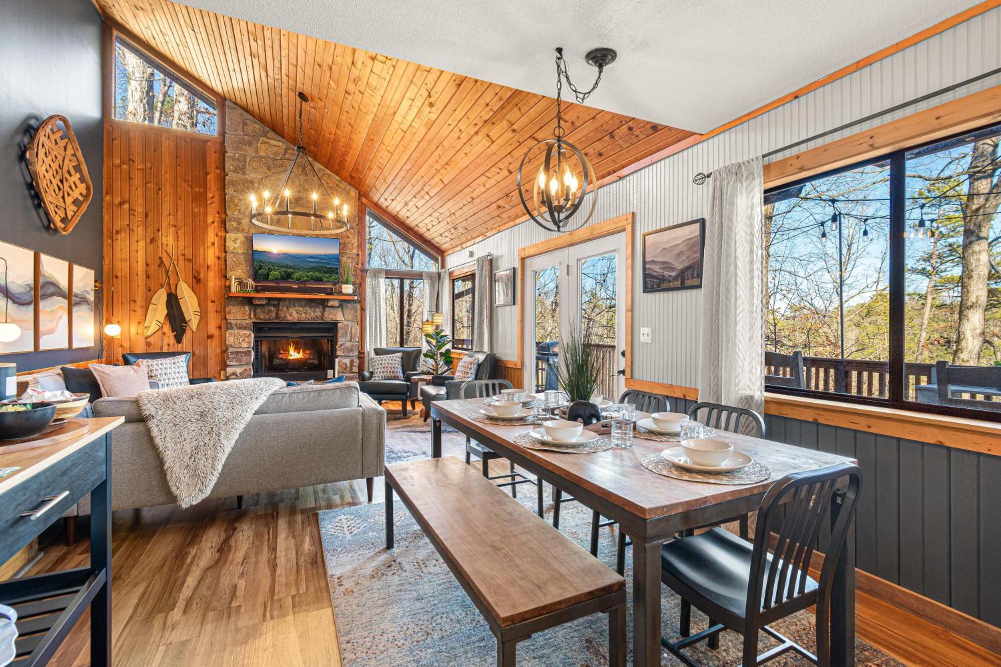 The Family Stone Luxe Cabin Sleeps 12 Hot Tub Dogfriendly Dollywood Pigeon Forge Ngoại thất bức ảnh